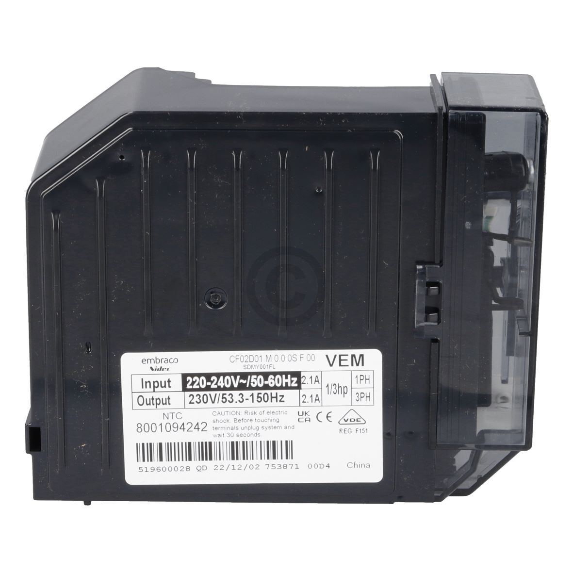 Inverter für Kompressor SIEMENS 12027579 für Kühlschrank Gefrierschrank Kombination