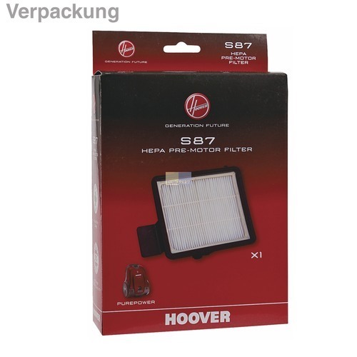 Filter Motorschutzfilter Kassette Hoover S87 35600892 Candy Hoover, Hoover