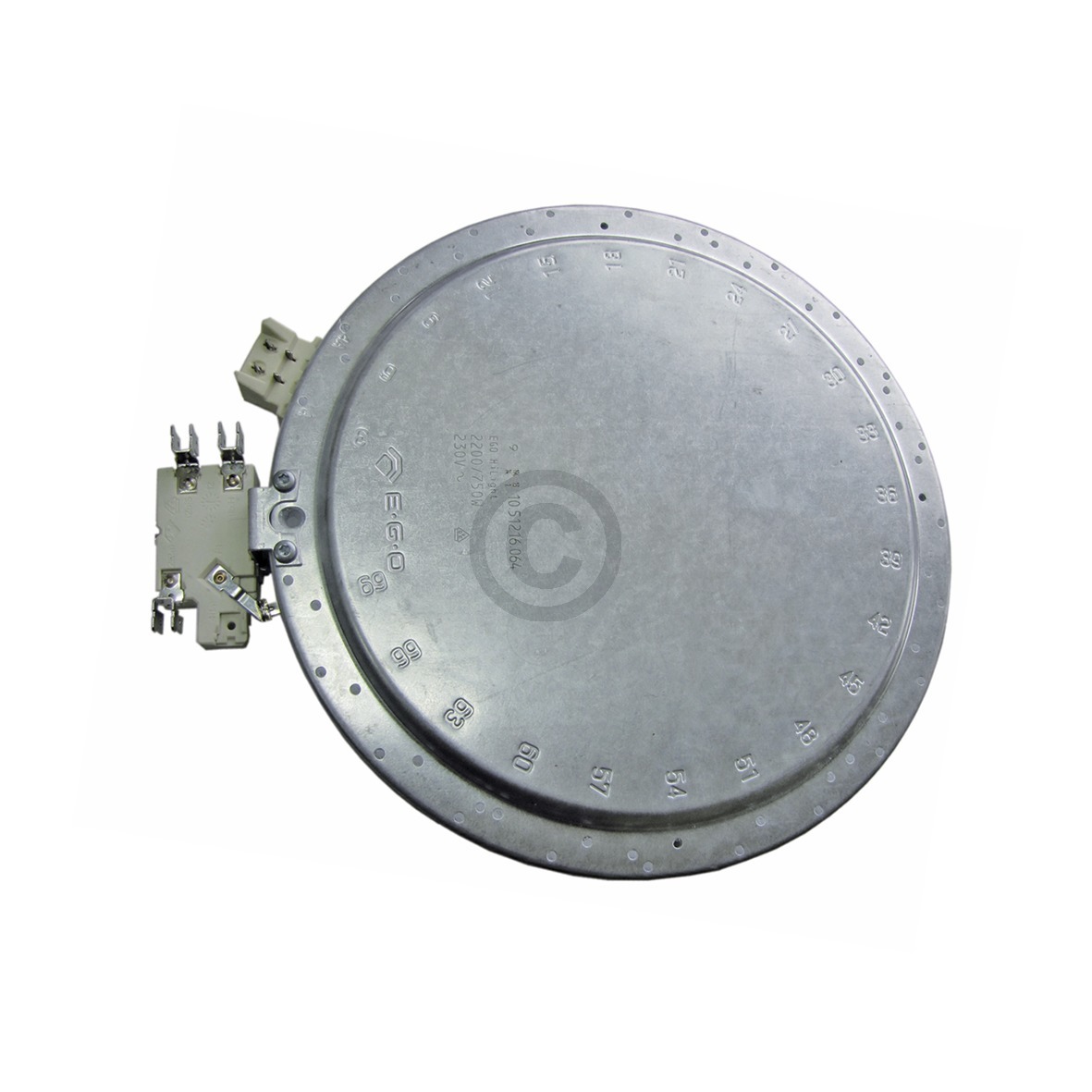 Strahlheizkörper AEG 14005732101/4 Zweikreis 205/120mm EGO 10.51211.084 für Kochfeld Herd