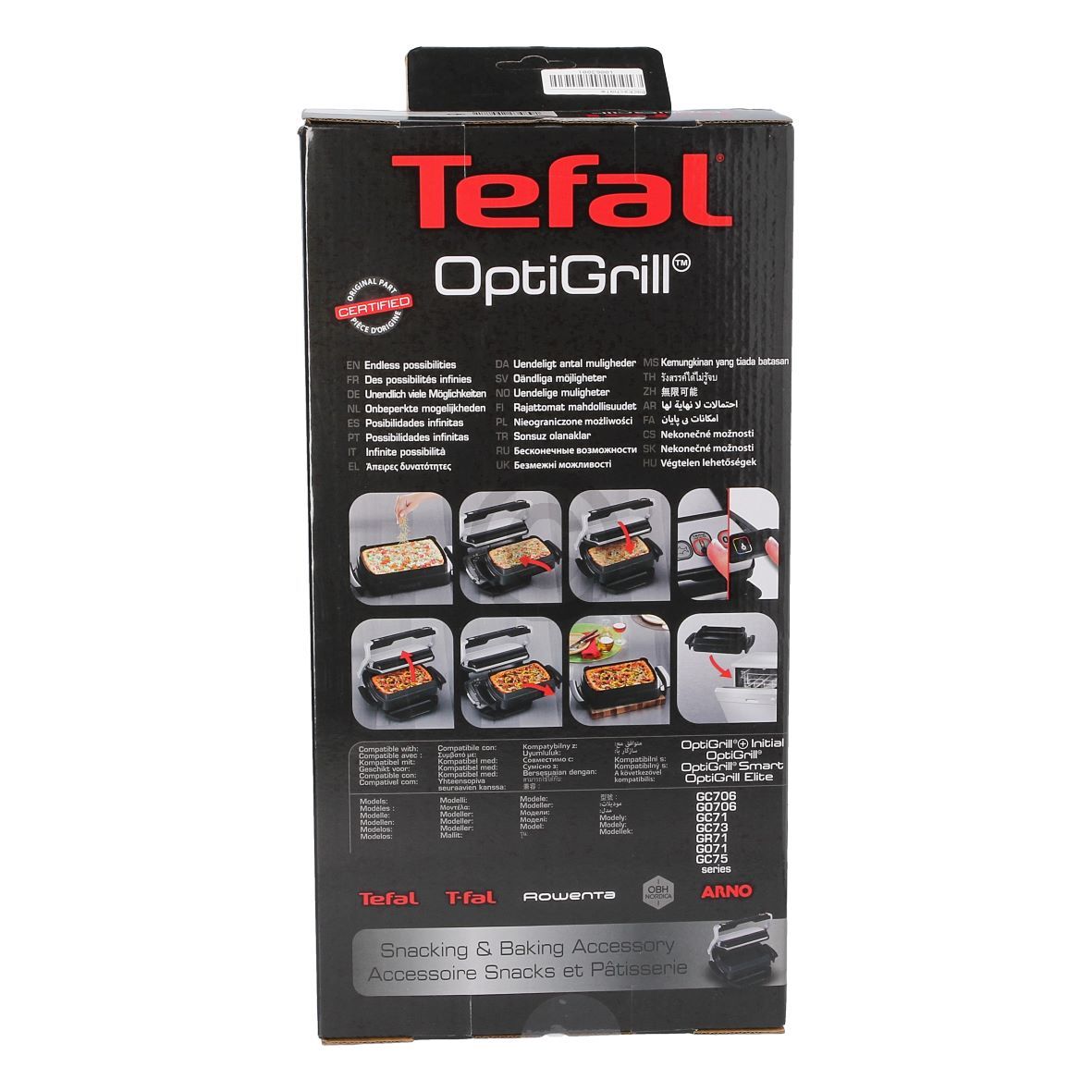 Backschale 1,6Liter Tefal XA725870 für OptiGrill Kontaktgrill