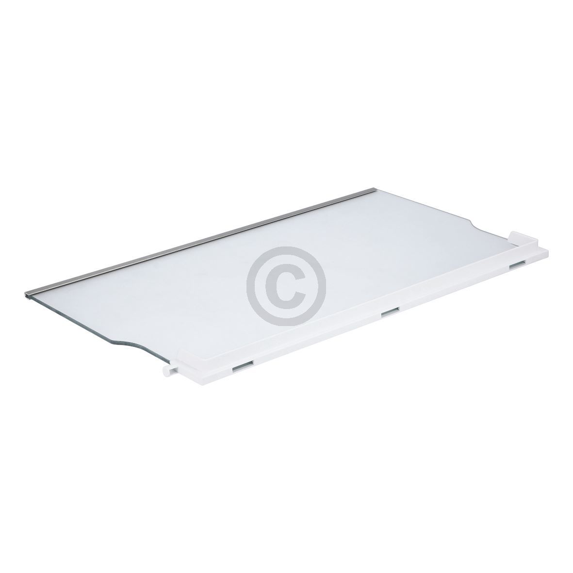 Glasplatte SIEMENS 00662023 455x296mm mit Leisten für Kühlschrank KühlGefrierKombination