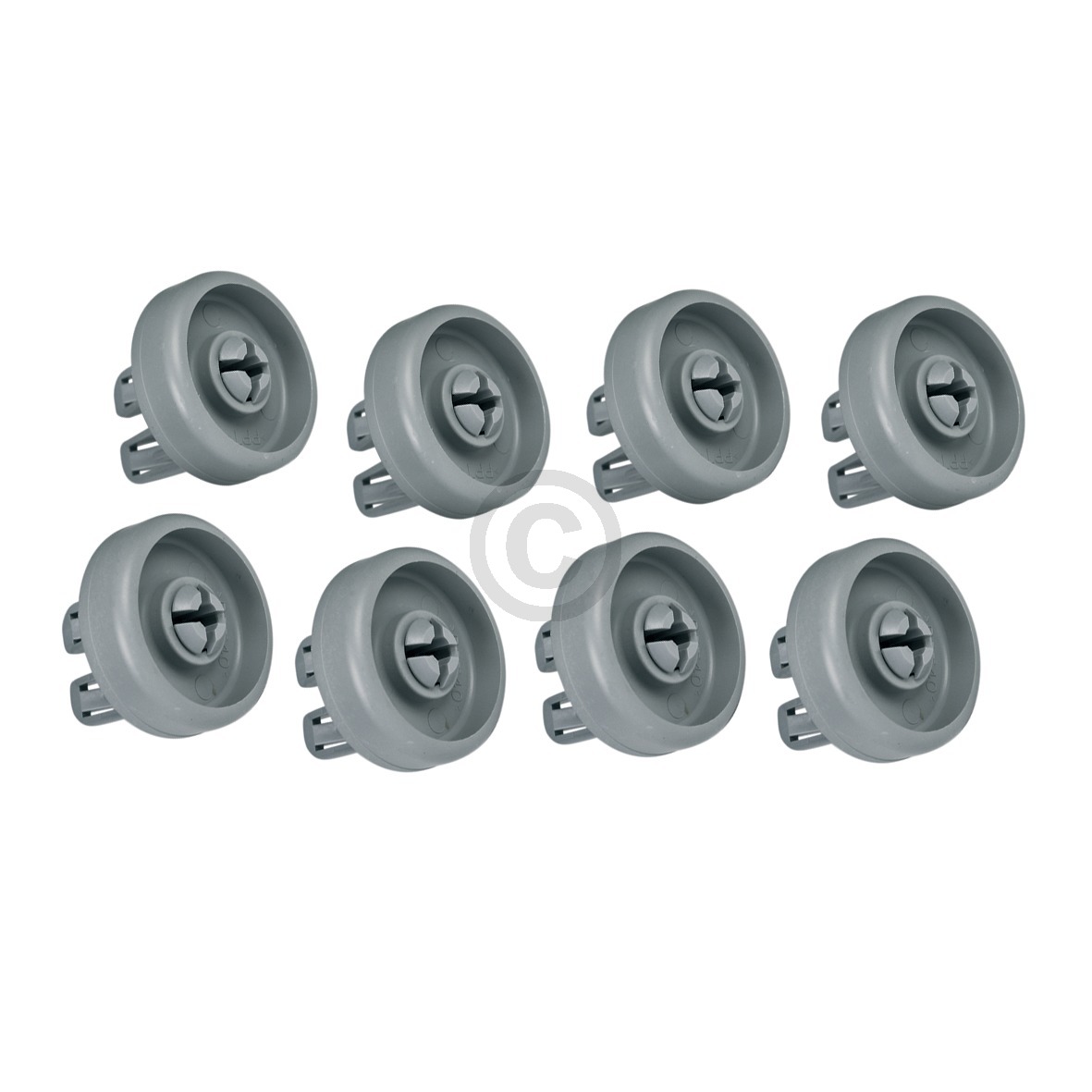 Korbrolle Set für Unterkorb Whirlpool 481252888112 in Geschirrspüler 8Stk