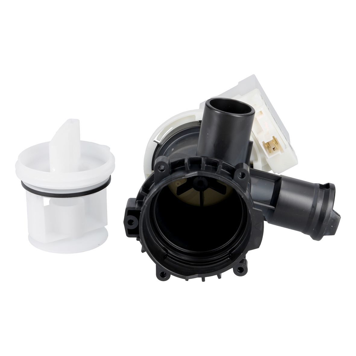 Ablaufpumpe wie BOSCH 00146083 Copreci mit Pumpenkopf Sieb für Waschmaschine