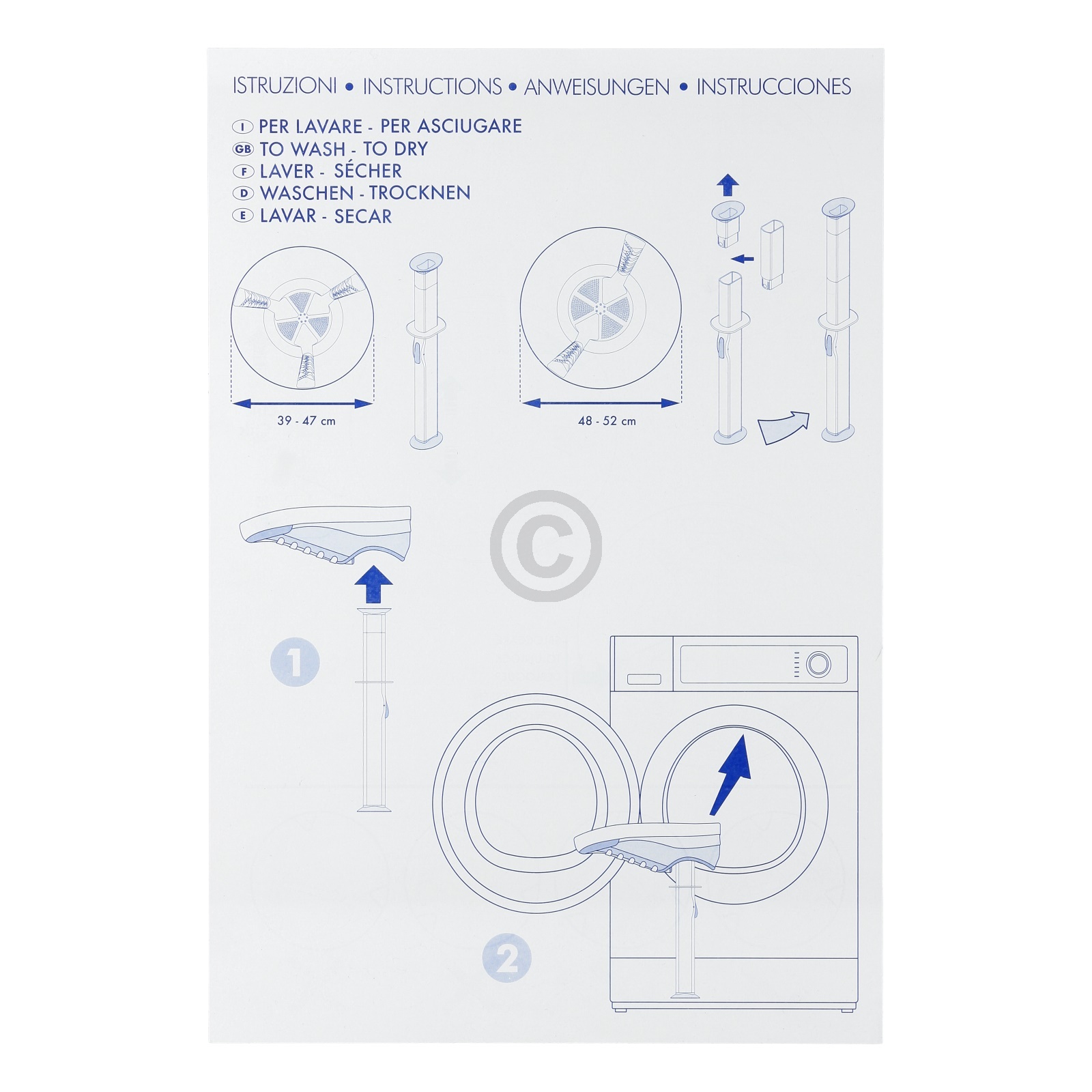 Schuhhalter Haier 35602876 CARE+PROTECT CSRU1102 für Waschmaschine Trockner