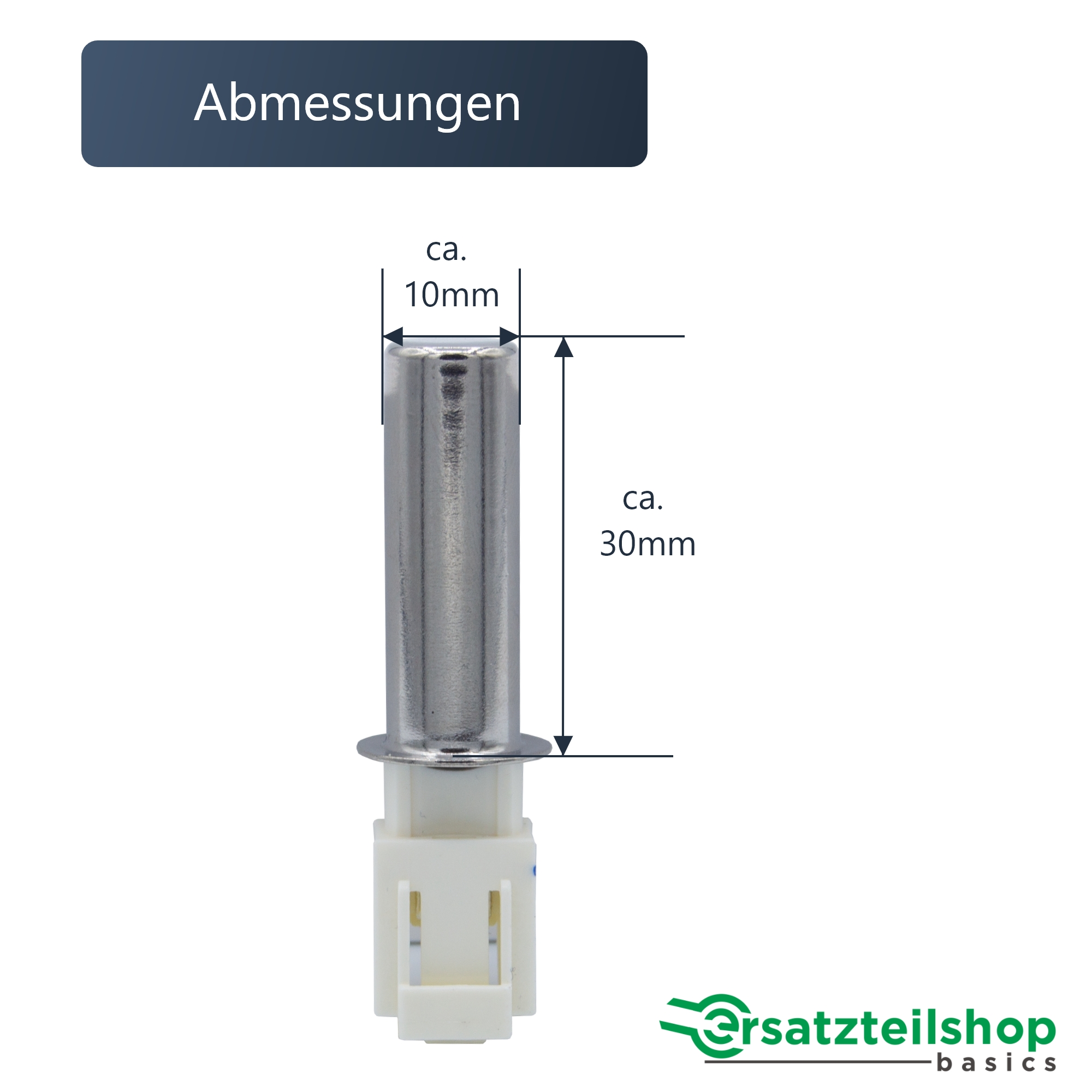 NTC/Sensor/Temperaturfühler für Waschmaschinen und Wäschetrockner - passend für Bosch/Siemens/Neff/Constructa/Balay - passend wie 00170961