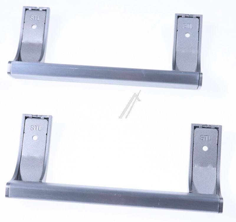 Türgriff-Set für Kühlschrank Vestel 42175788 Stahlrahmen Schwarz