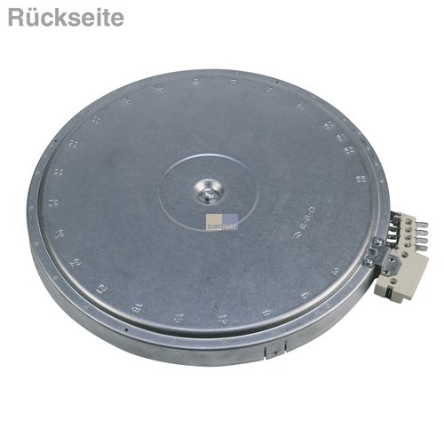 Strahlheizkörper 3kreis AEG 3890807229 EGO 10.52312.078 für Glaskeramikkochfeld