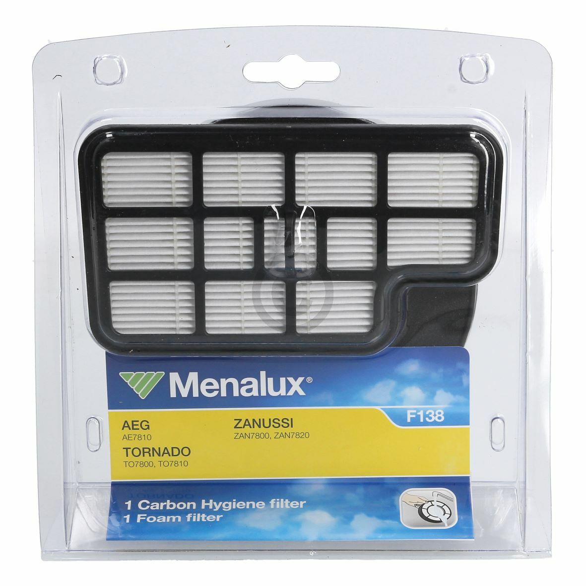 F138 Filter für Electrolux Staubsauger 9001670760 2er-Pack HEPA