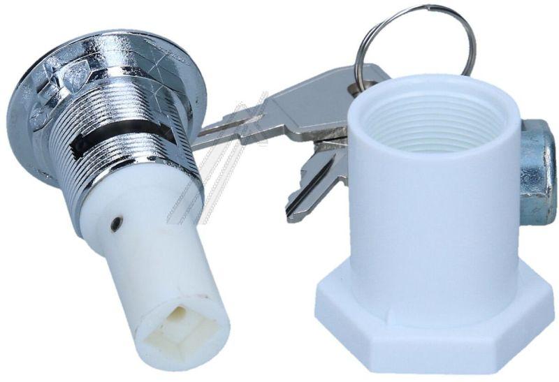 Türöffner-Schloss für Kühlschrank Liebherr 704284600 mit Schlüssel