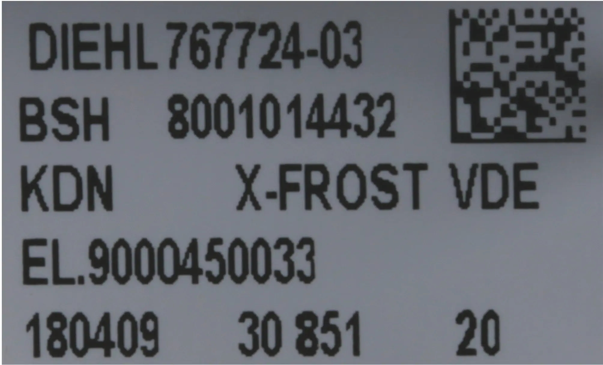 Bedienblende 11005814