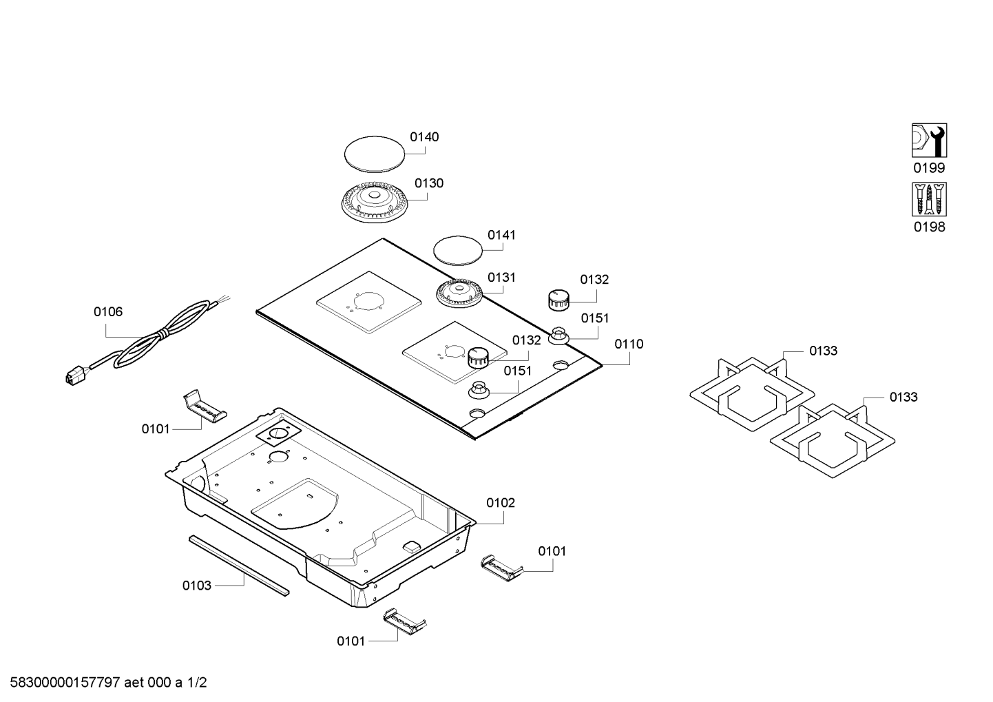 Ersatzteile_2G_C30F_G2IH5_SE_SEMI_PRO_ES326BB21E_2F01_Bild_1