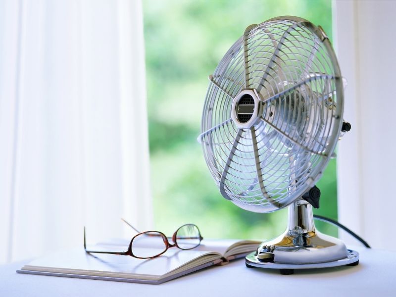 Tragbare Klimaanlage oder Ventilatoren