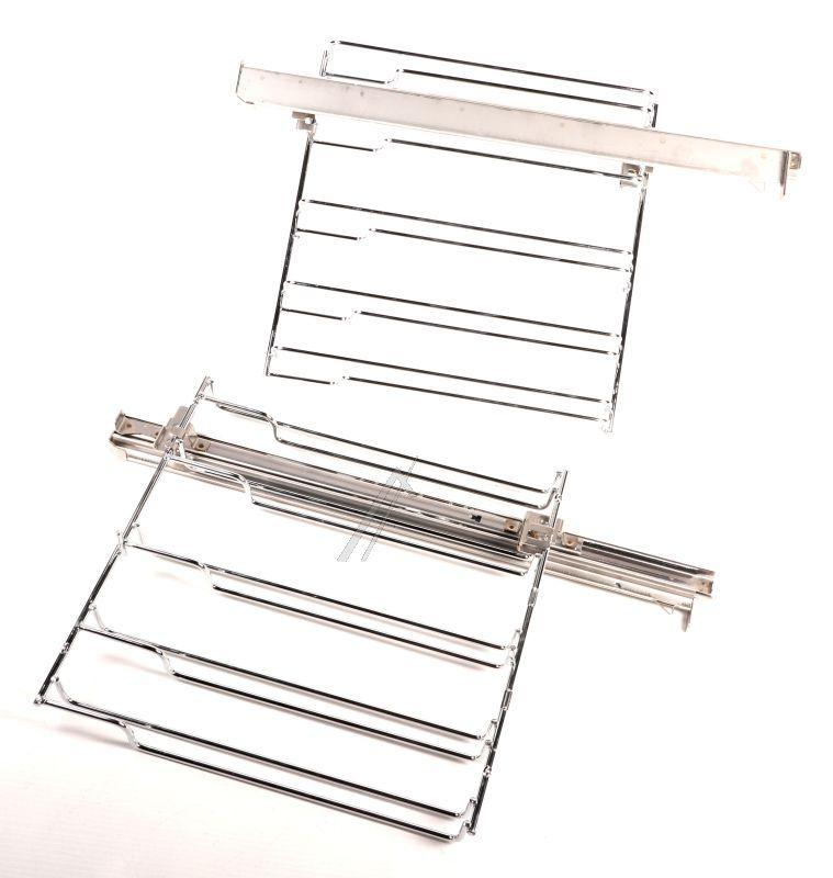 Vollauszug 1-fach für Ofen Bosch Siemens 17008736 Gitter, Cliprail, beidseitig, 15kg, nicht Pyrolyse