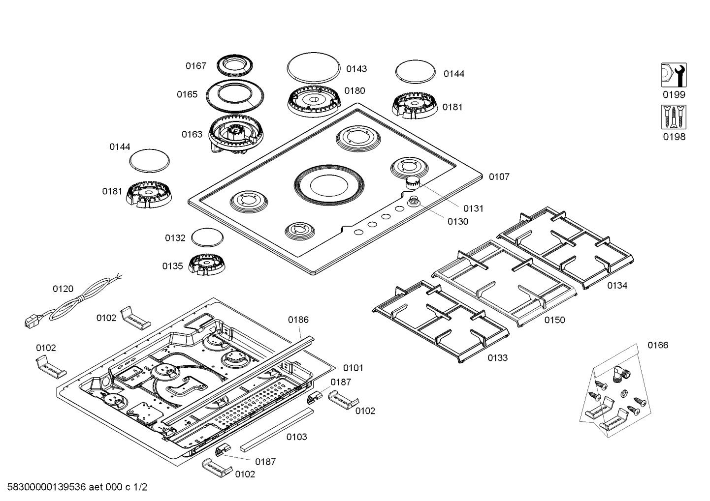 Ersatzteile_ENC.EC745RC90E_4G_2B1W_SE70F_IH5_EC745RC90E_2F07_Bild_1