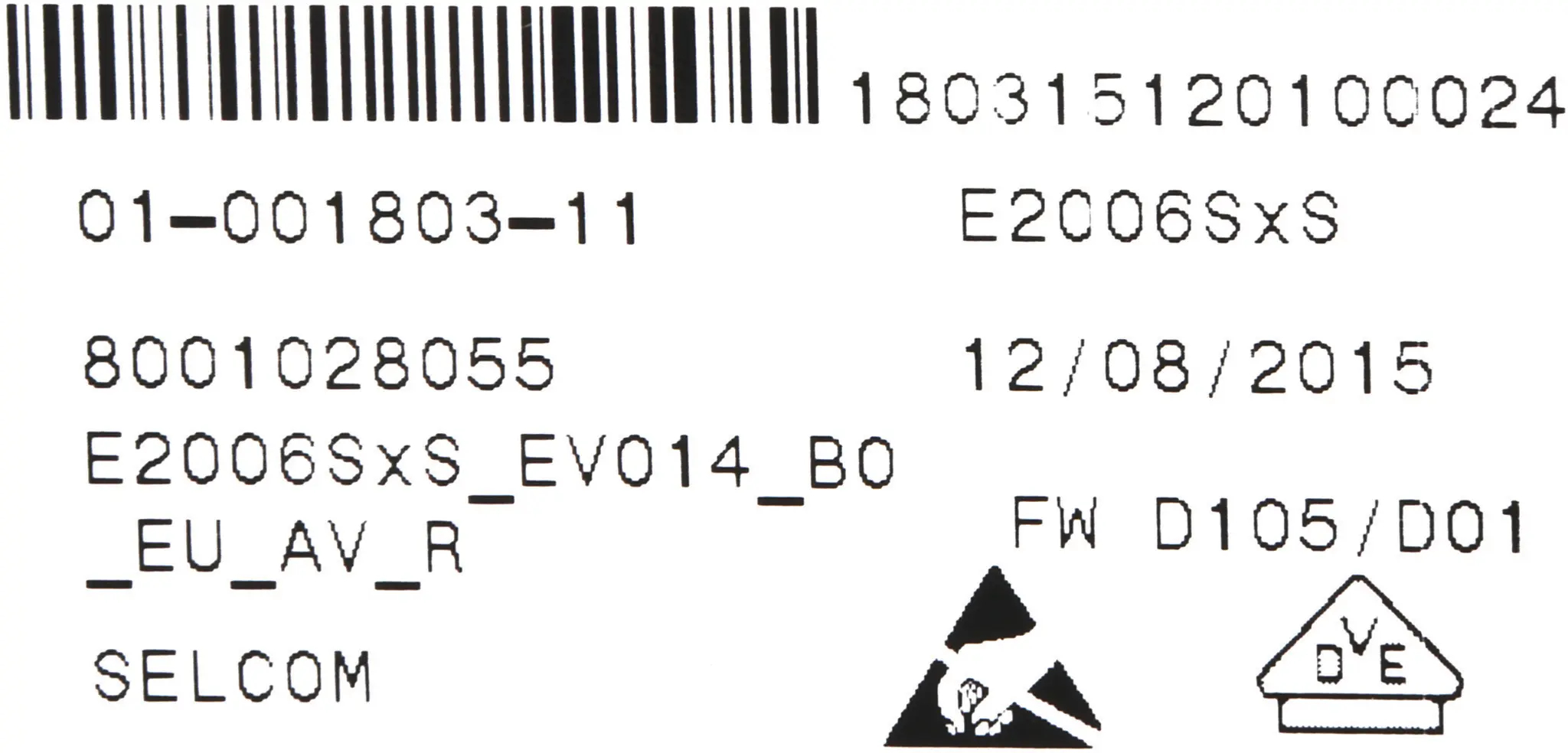 Displaymodul 00637166