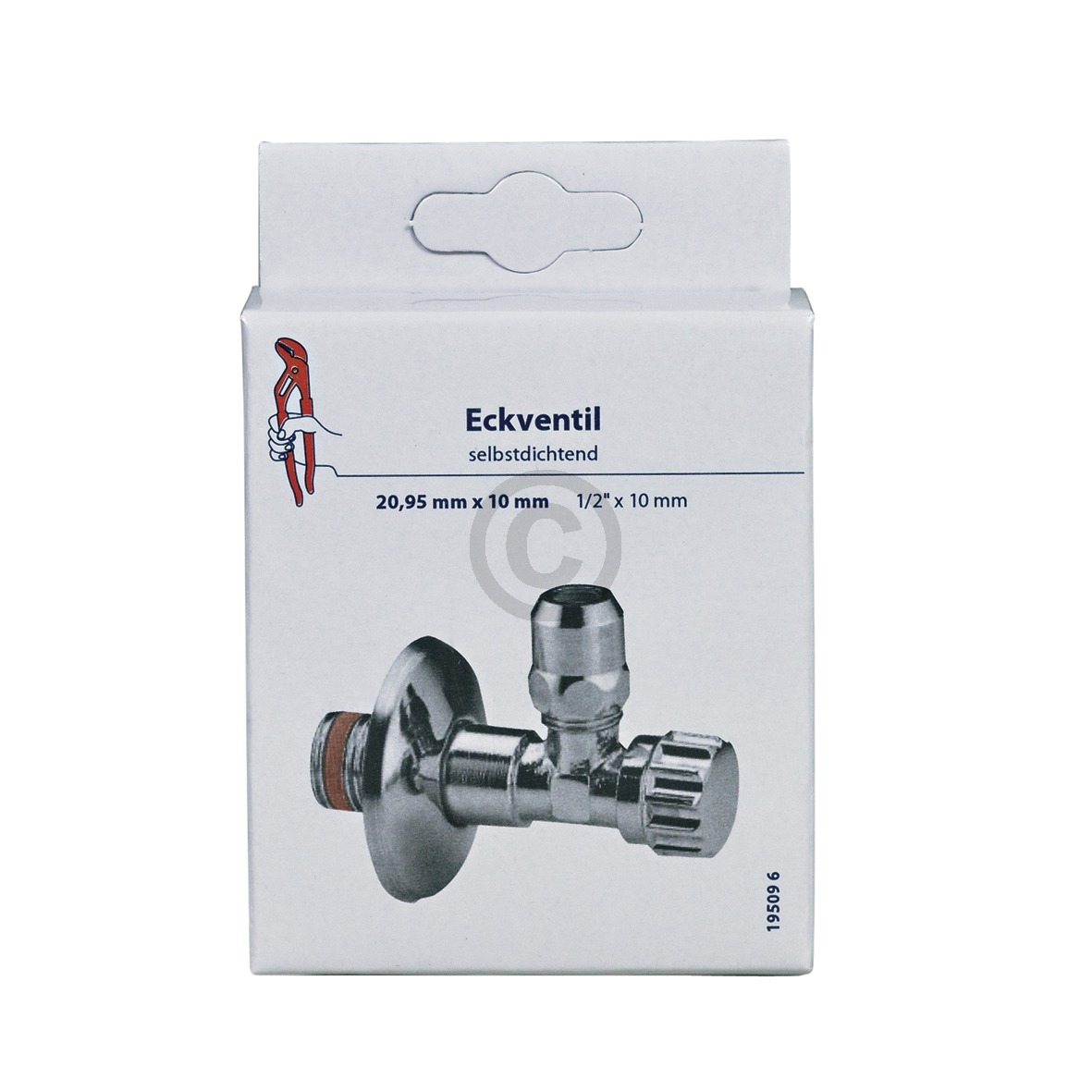 Eckventil 1/2"x10mm selbstdichtend für Armatur 19509 6 Sanitop