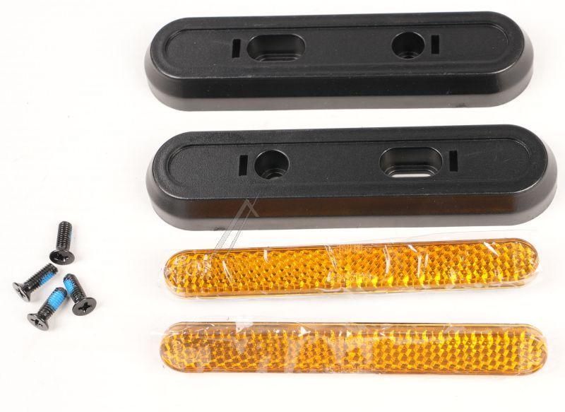 Rückstrahler Set 2 Stück mit schwarzen Basen Jeep Aprilia SPARE041 für E-Scooter