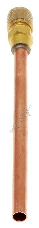 Füllrohr mit Schraderventil für Kühlschrank Com 10004340 120mm, 1/4" SAE