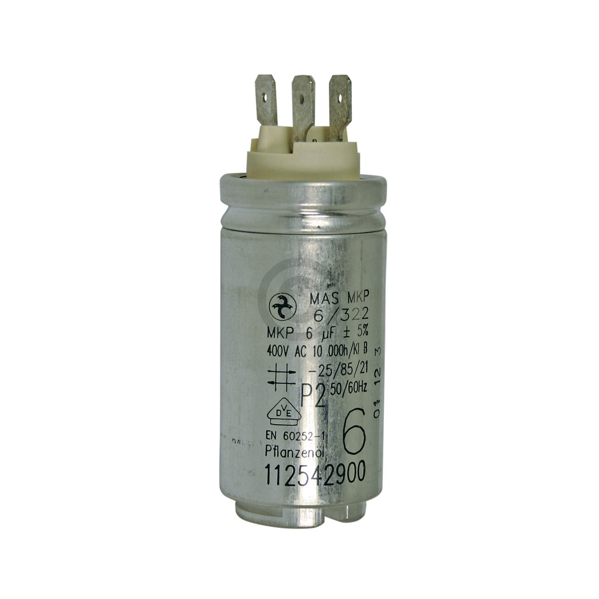 Kondensator 10µF AEG 125002061/5 für Trockner Waschtrockner 