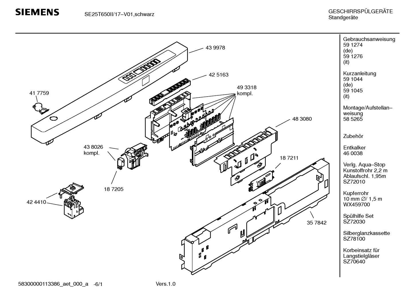 Ersatzteile_PlusSense_SE25T650II_2F36_Bild_1