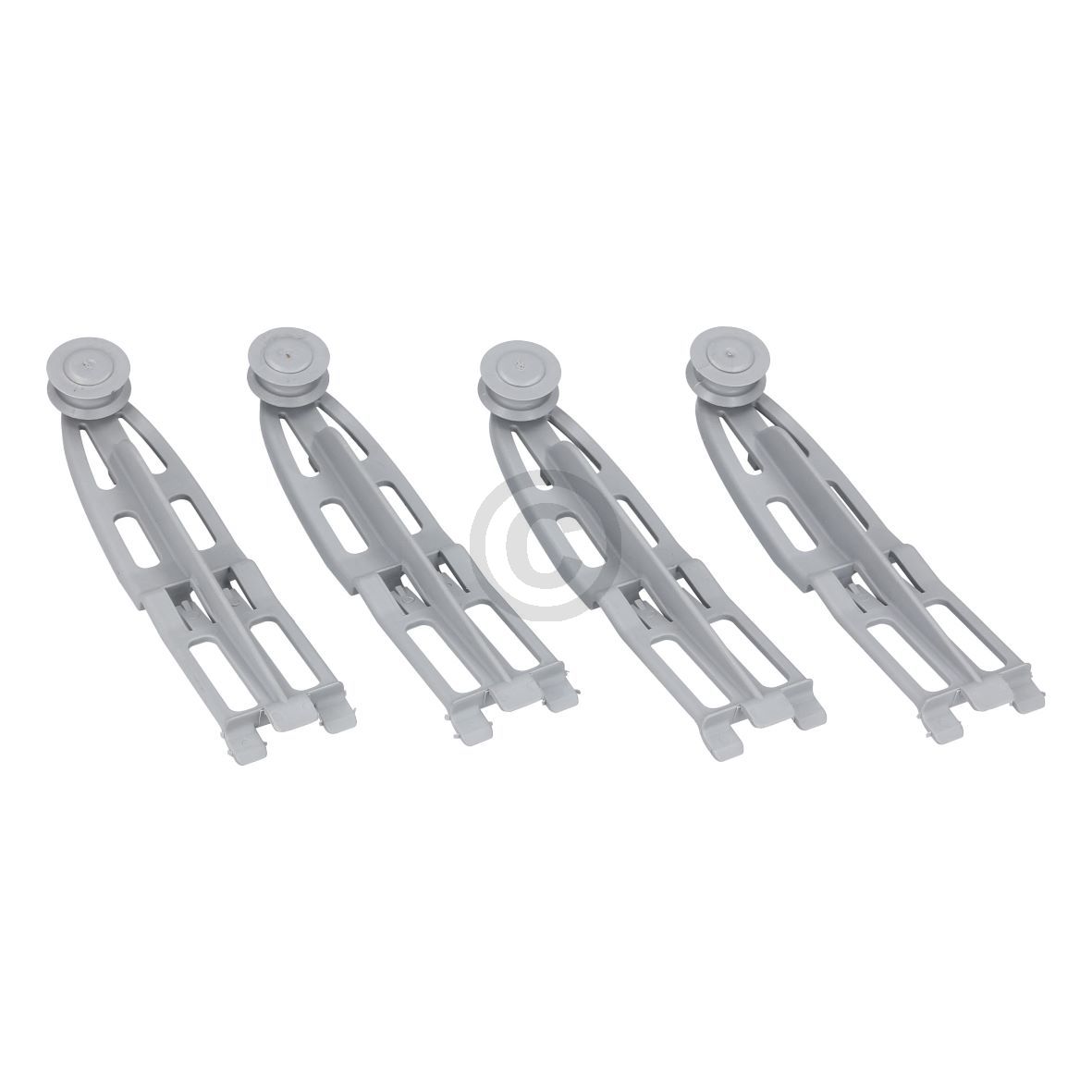 Korbrolle mit Halter für Oberkorb Bauknecht 481252888117 für Geschirrspüler 4Stk