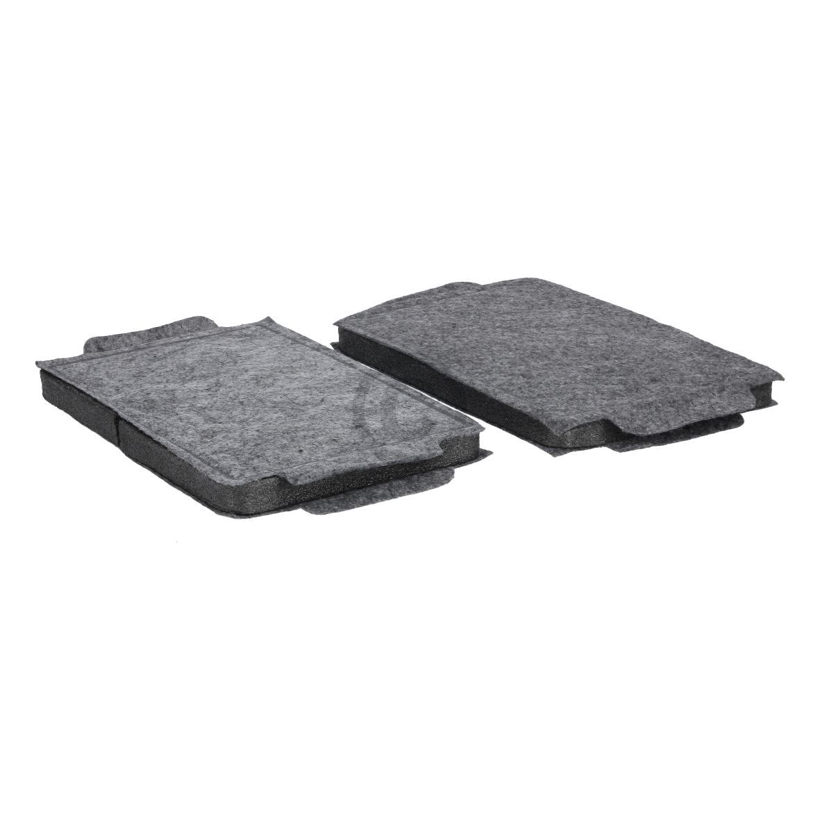 Kohlefilter Set passend für Miele DKF19-1 240x147mm 9231860 für Dunstabzugshaube