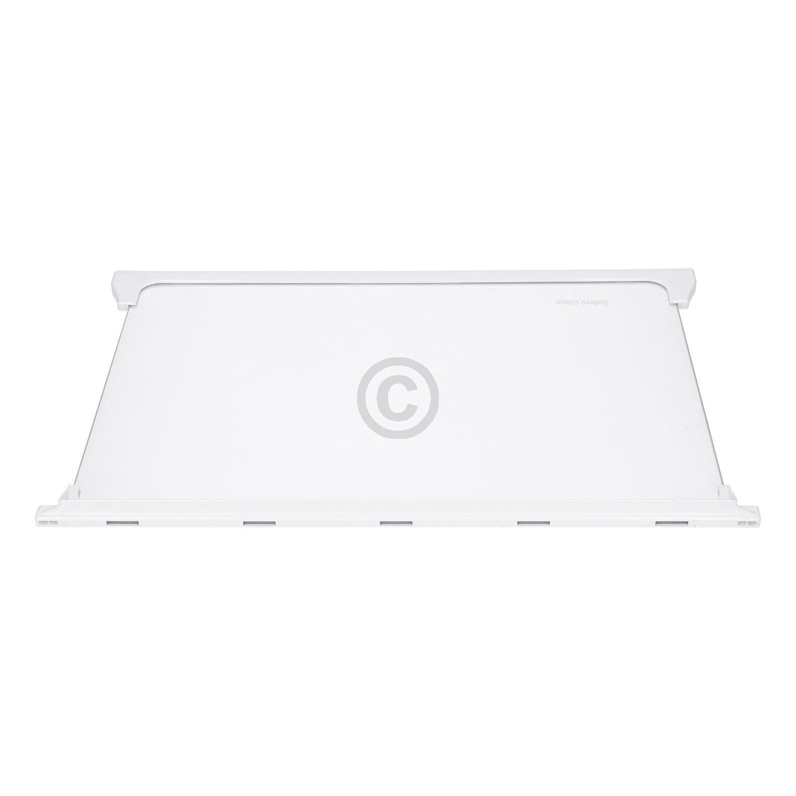 Glasplatte oben für Kühlteil Bauknecht C00899660 450x300mm mit Leisten in