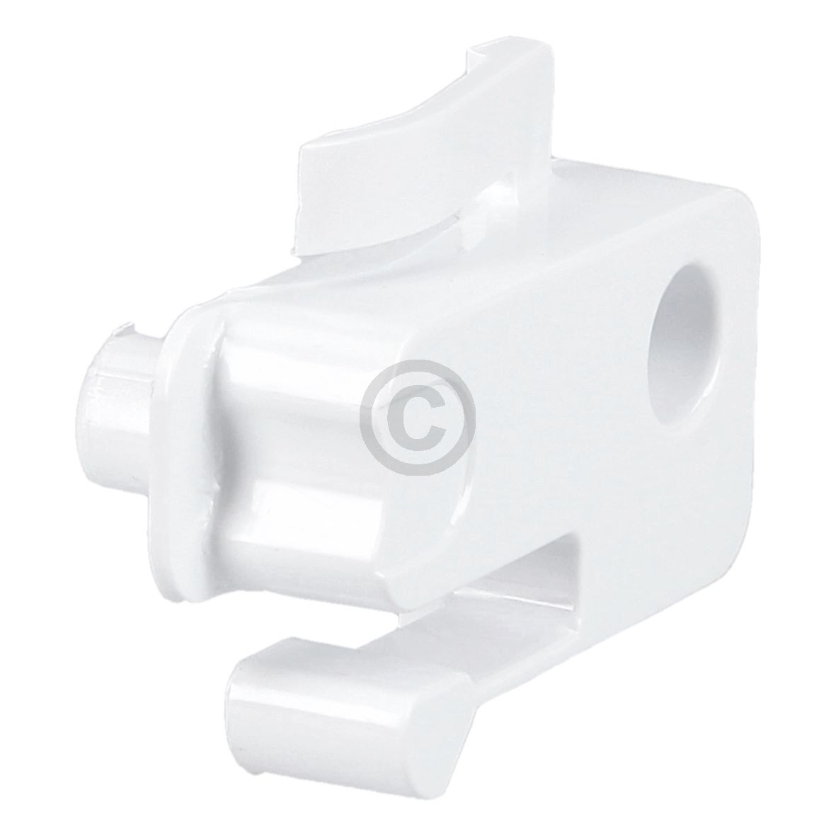 Gefrierfachklappenstopper links für Kühlschrank Whirlpool 488000506171 links, Kunststoff, weiß
