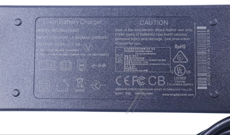 Ladegerät 42V 2A SoFlow 30040001 für E-Scooter