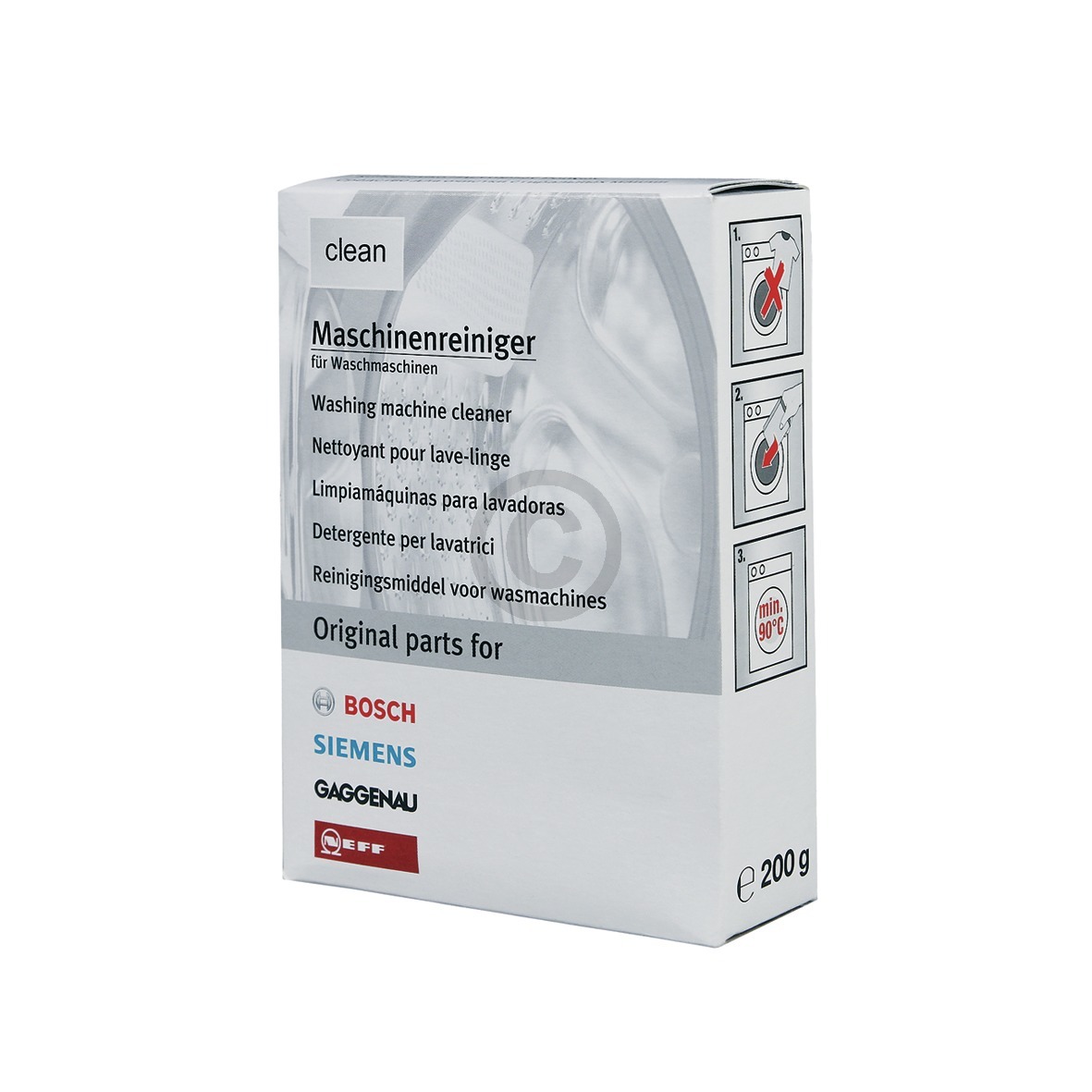 Waschmaschinenreiniger BOSCH SIEMENS 00311926 für eine Anwendung 200g