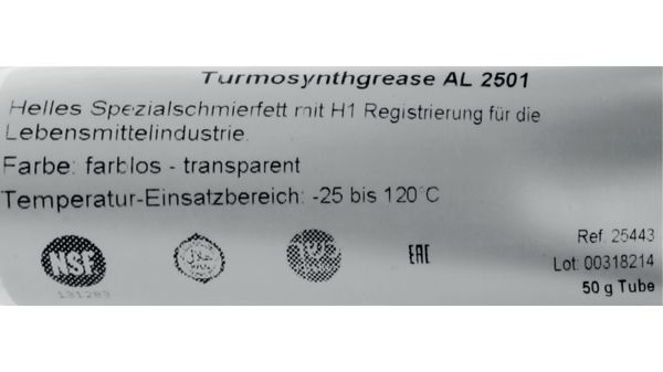 Schmiermittel BOSCH 00312277 TURMOSYNTHGREASE AL 2501 für Allesschneider 50g