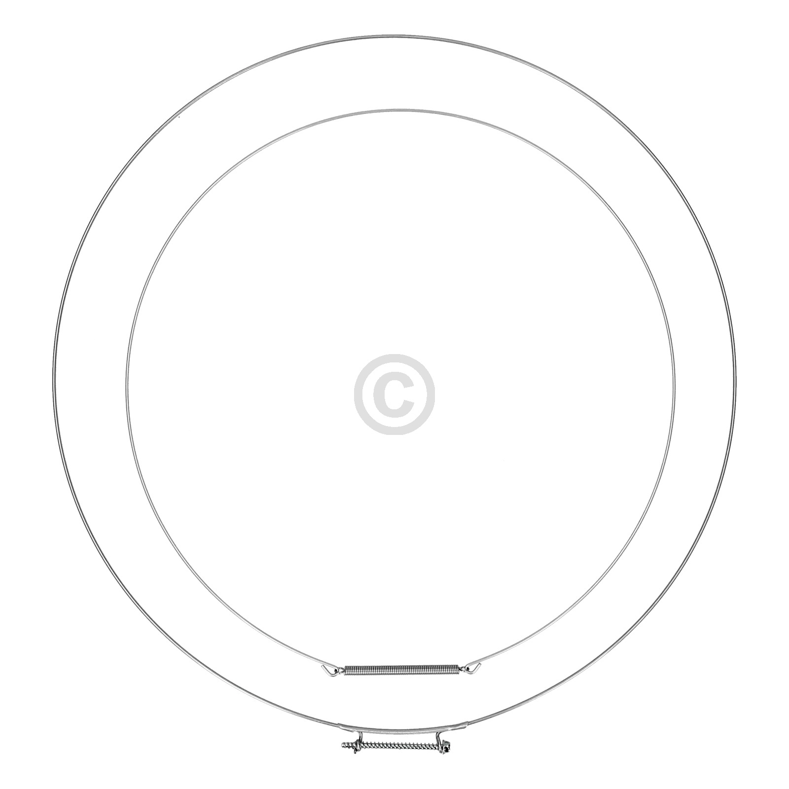 Waschmaschinen-Türdichtung Bosch Siemens 20007273 EPDM, silbergrau