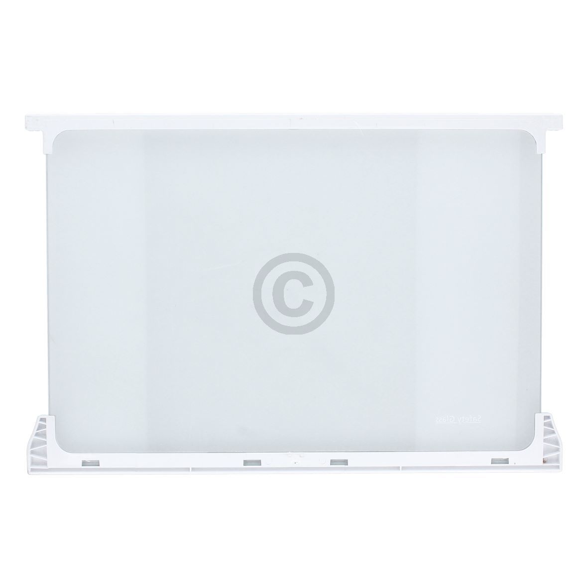 Glasplatte oben für Kühlteil beko 4617920500 450x300mm mit Leisten in KühlGefrierKombination Kühlschrank