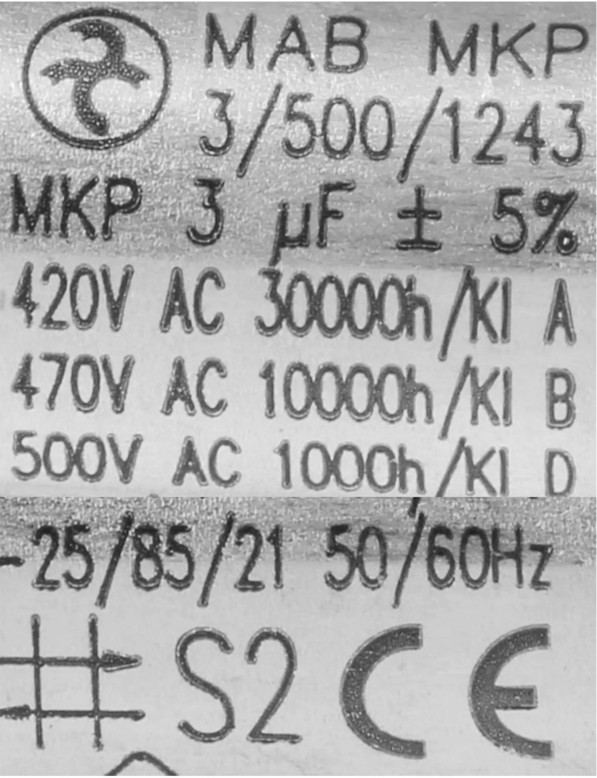 Kondensator 10003767 Originalersatzteil von Bosch