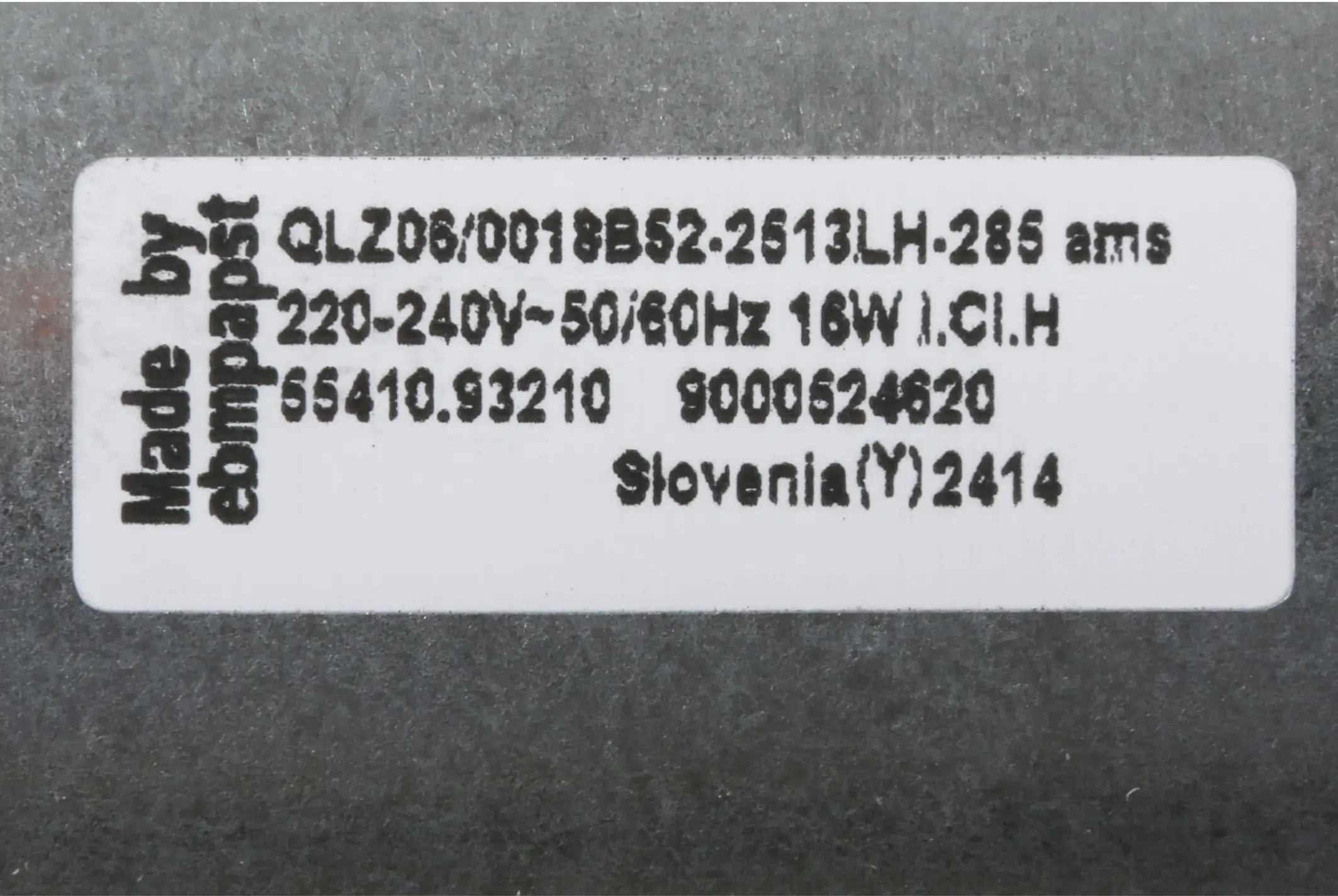 Lüftermotor 00742402