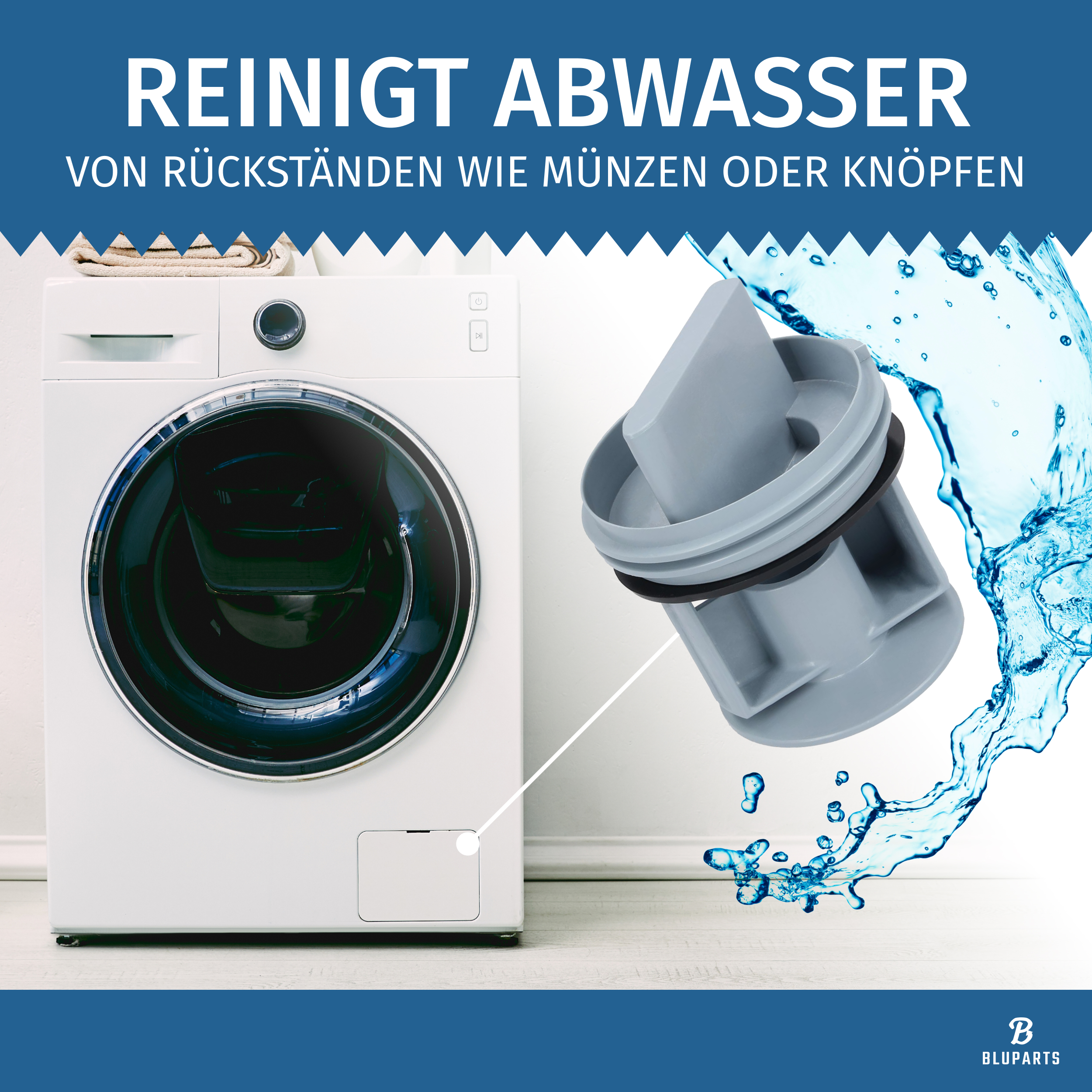 Flusensieb Waschmaschine - passend wie 00647920