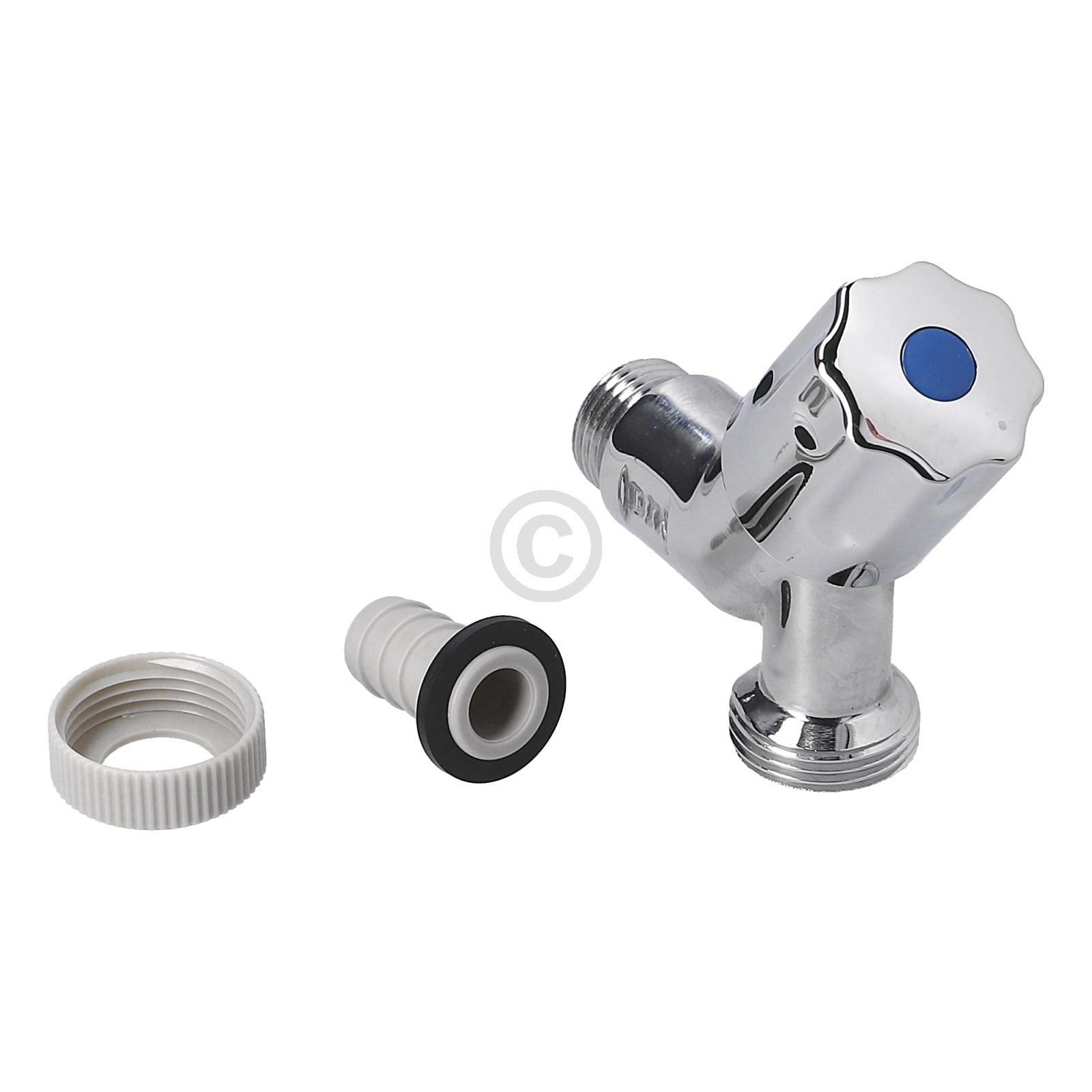 Auslaufventil 1/2" mit 3/4" Schlauchanschluss BLUPARTS für den Sanitärbedarf