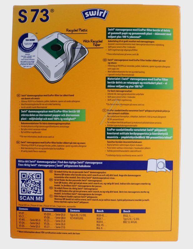 Airspace Green Line Beutel für Melitta Staubsauger 6778486 4 Stück