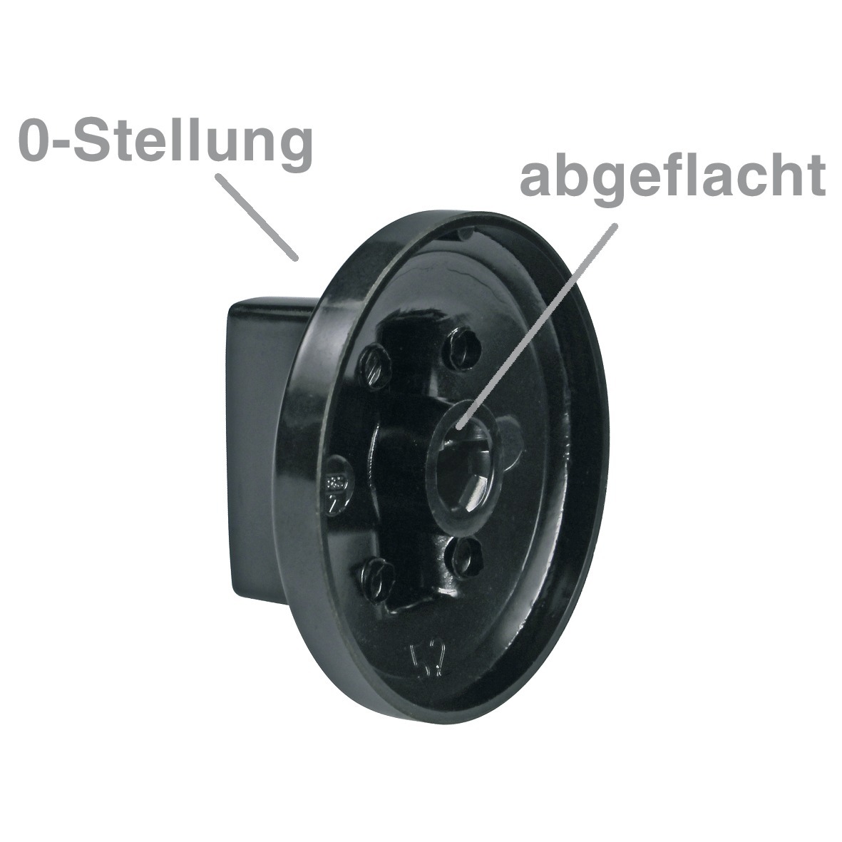 Knebelset 9-teilig schwarz Alternative Universal für Herd