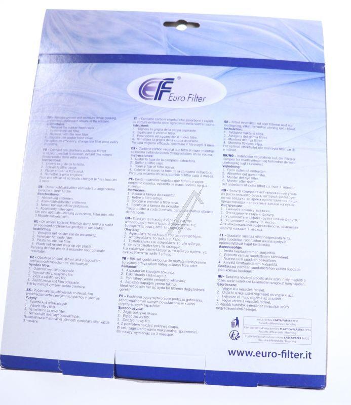 Kohlefilter für Dunstabzugshaube Eurofilter FKS180BSH Langzeitfilter, waschbar