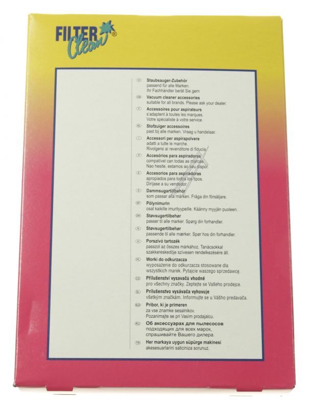 FilterClean-Beutel für Staubsauger FilterClean 000131K 7er-Pack