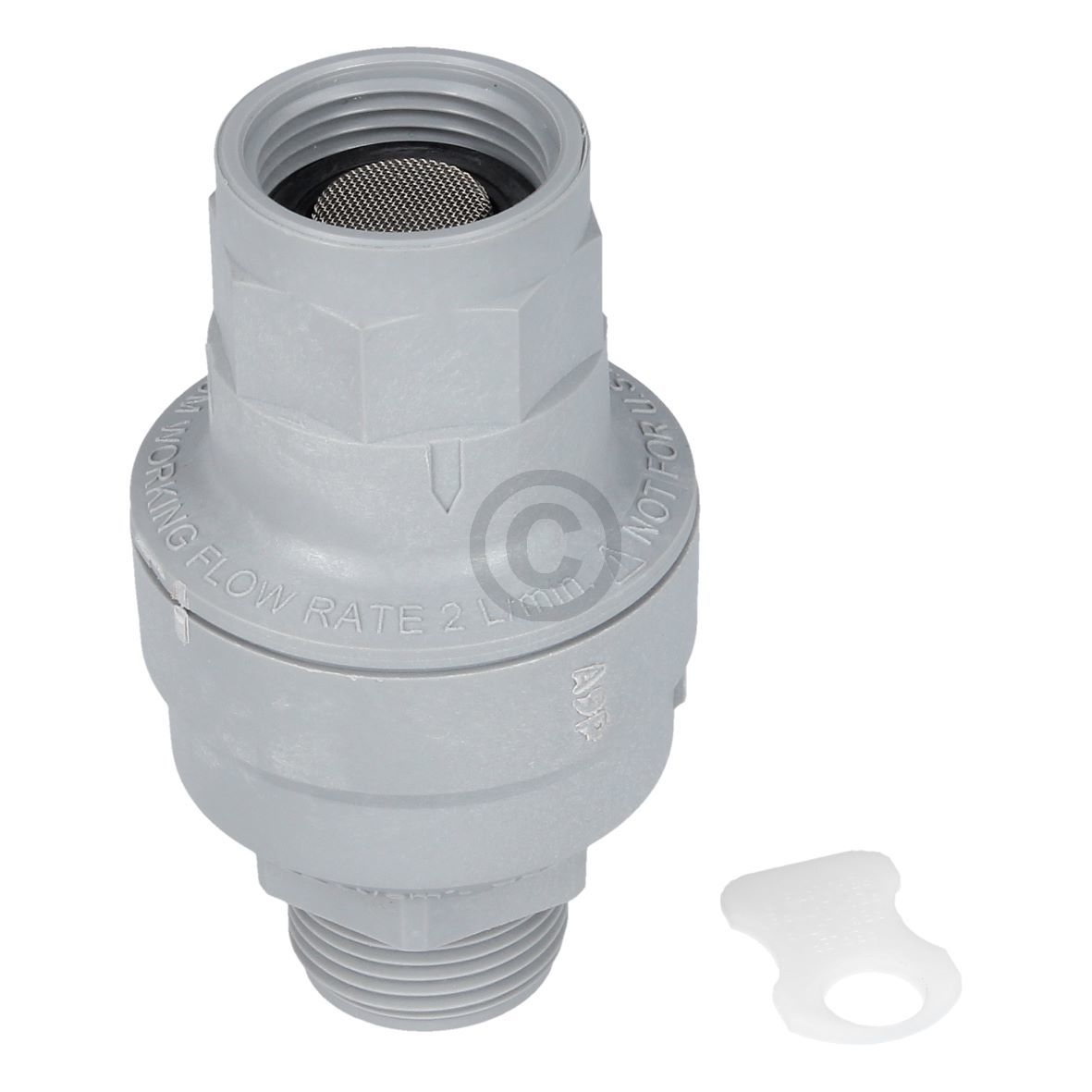 Sicherheitsventil mit Durchflussmengenmesser Wpro ACQ002 für Waschmaschine Geschirrspüler