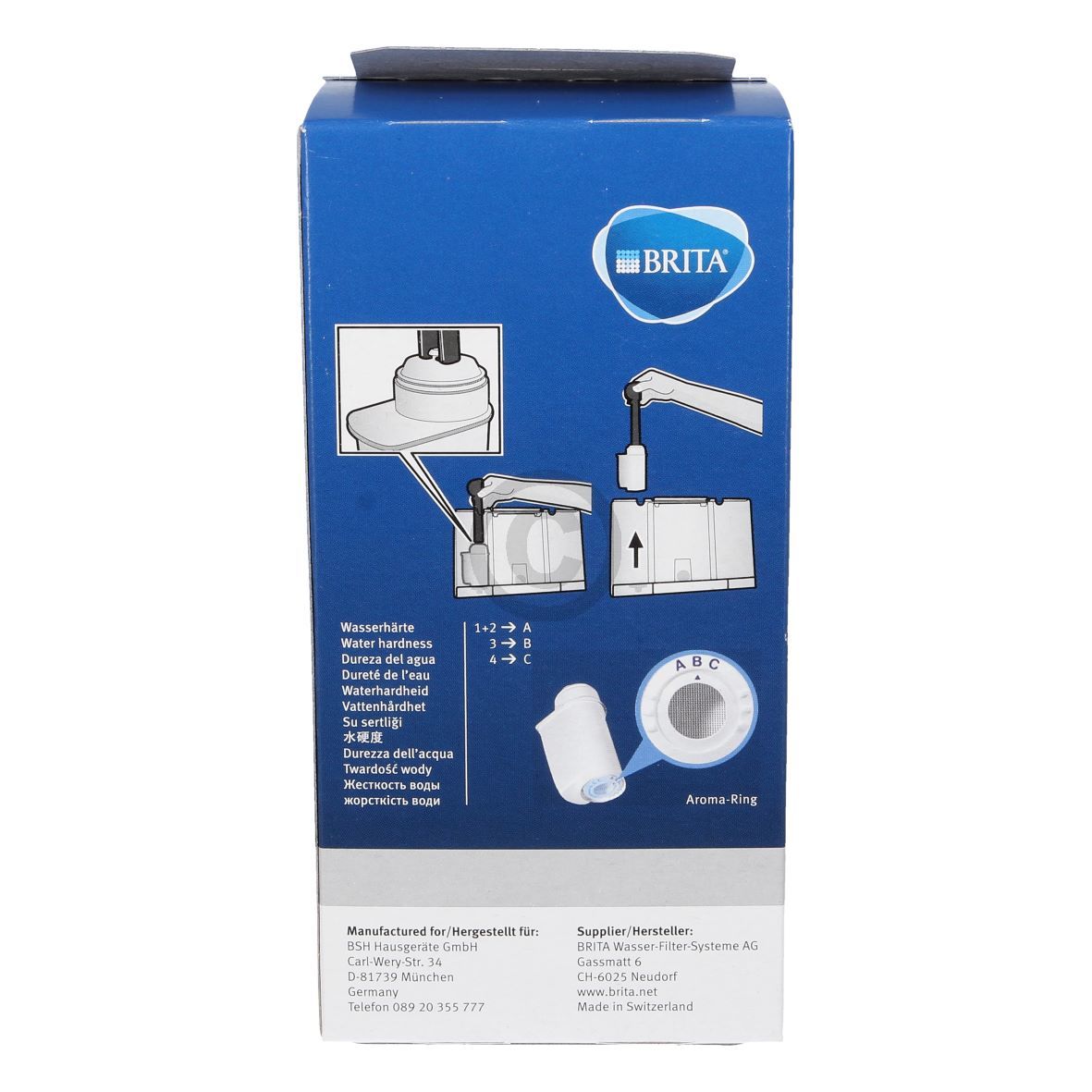 Wasserfilter SIEMENS TZ70003 17000705  BRITA® Intenza für Kaffeemaschine Kaffeeautomat