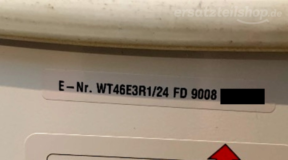 Typenschild Siemens WT46E3R1/24