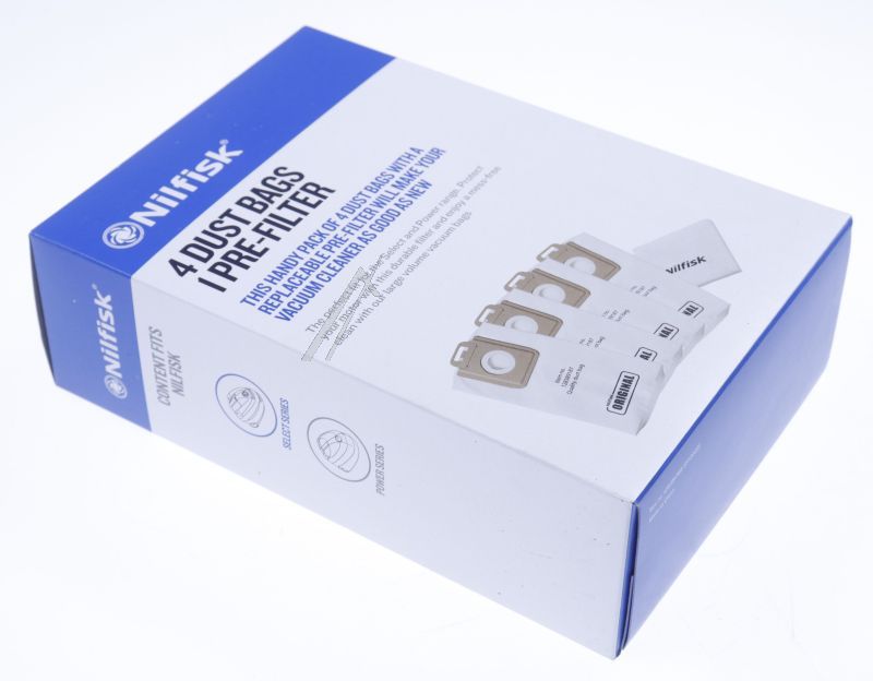 Staubsaugerbeutel für Nilfisk-Staubsauger 128389187 (4er-Pack)