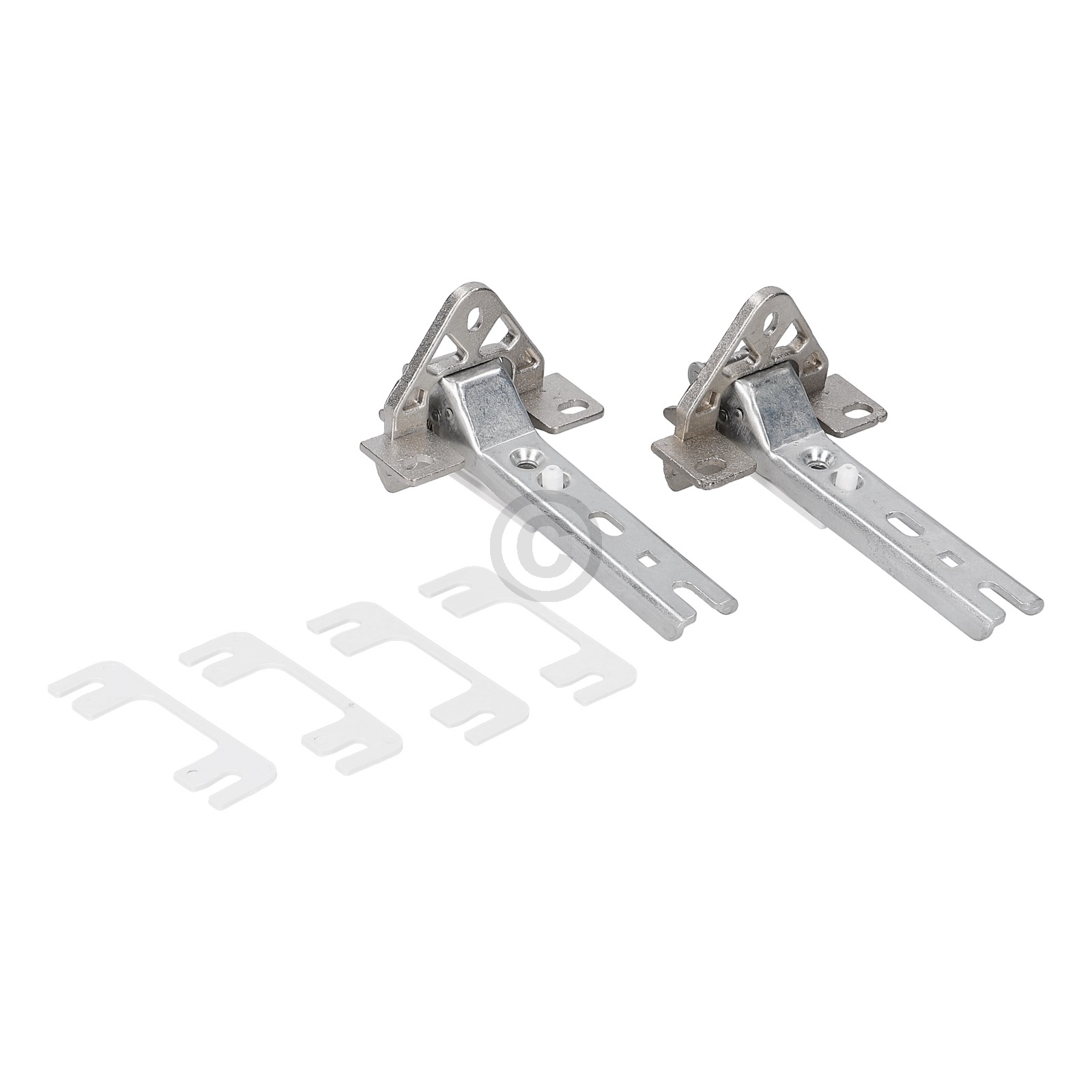 Türscharnier Einbau Set wie Bosch 00268698 BLUPARTS für Kühlschrank 2Stk