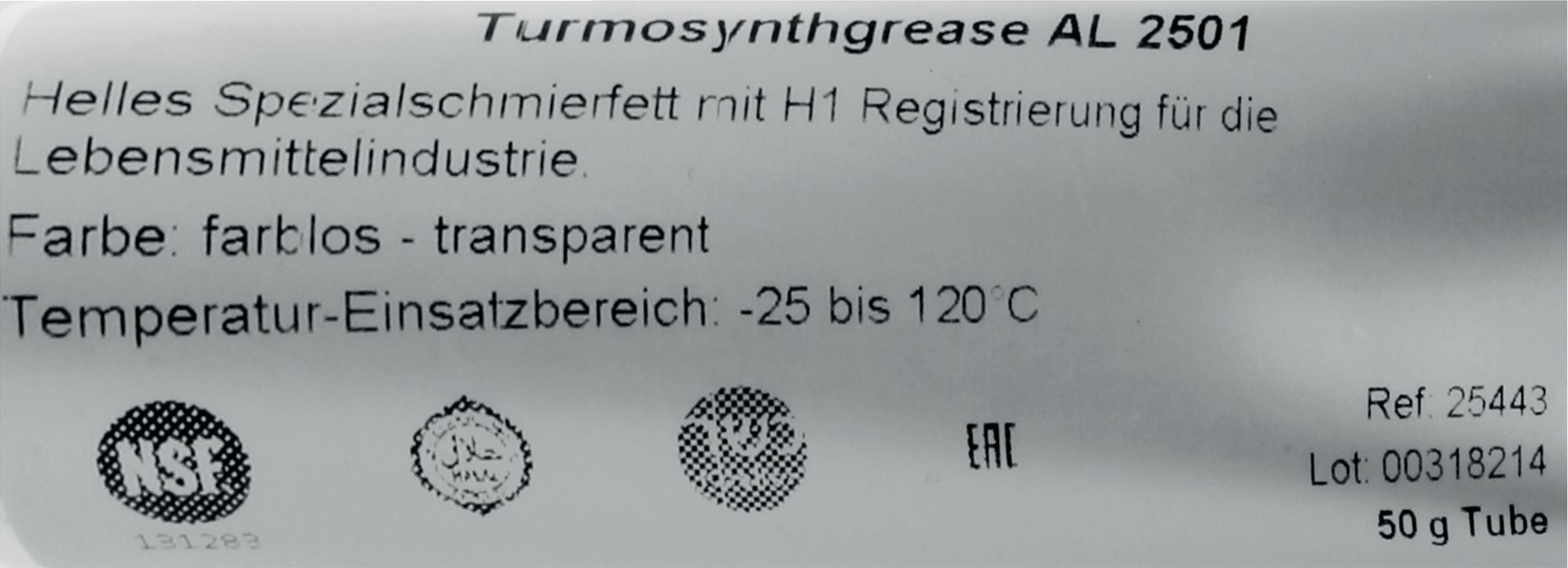 Schmiermittel BOSCH 00312277 TURMOSYNTHGREASE AL 2501 für Allesschneider 50g