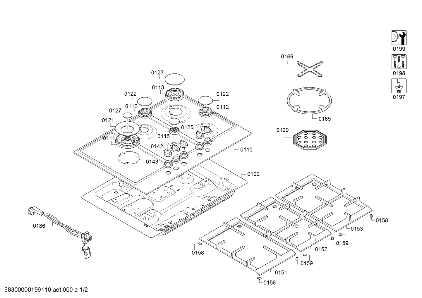 Ersatzteile_MS_75F_4G_2B1W_FLAG_5KW_SIEMENS_SV_EC7A5SB90D_2F01_Bild_1