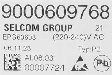 Leistungsmodul programmiert 00651412