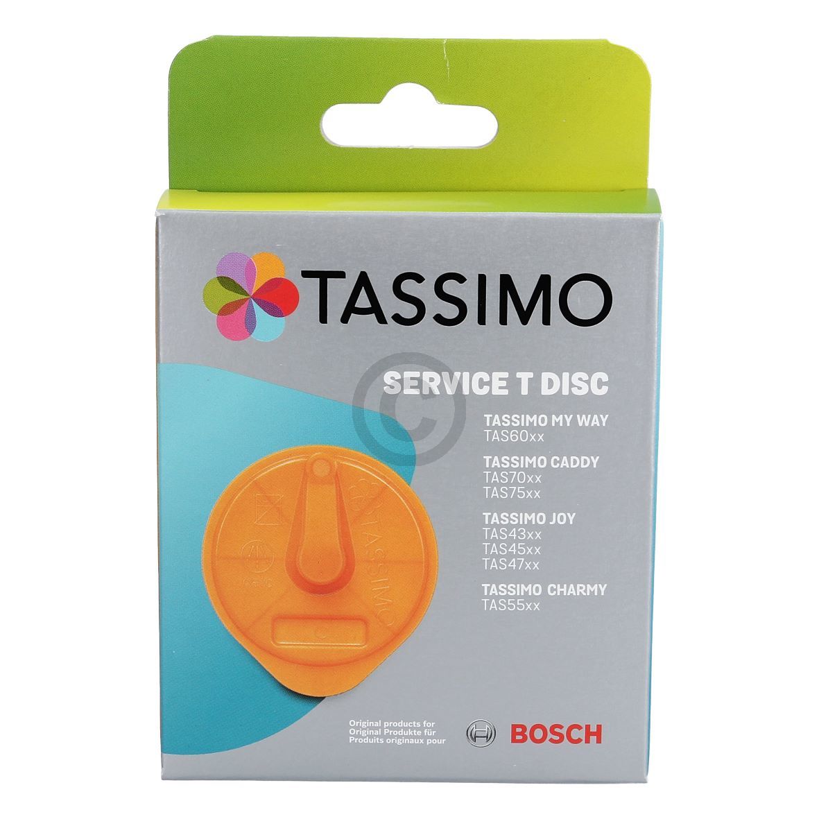 Reinigungsdisc BOSCH 17001491 TDisc orange für Tassimo Kapselautomat